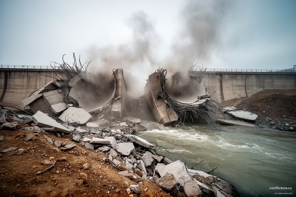 Четыре авиабомбы поразили Печенежскую дамбу: что осталось от стратегической переправы